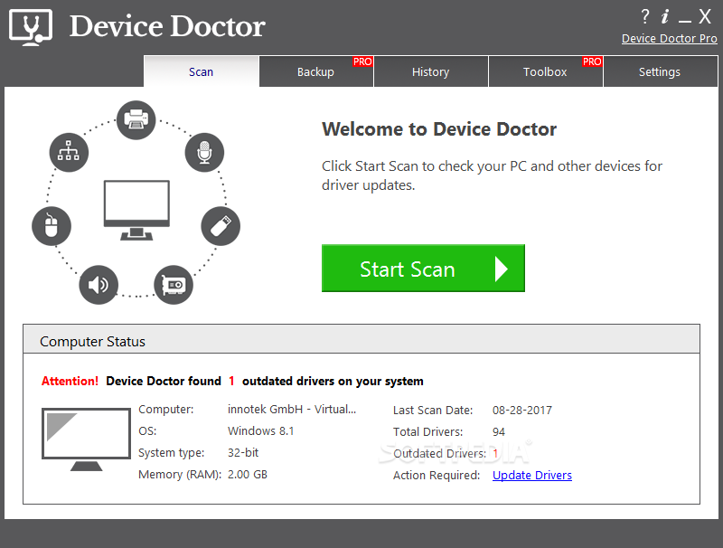Device Doctor Pro Crack v6.0 + License Key [2023] Latest