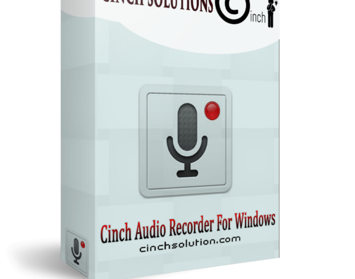 Cinch Audio Recorder 4.0.2 Crack + Key Full Version 2022 [Latest]