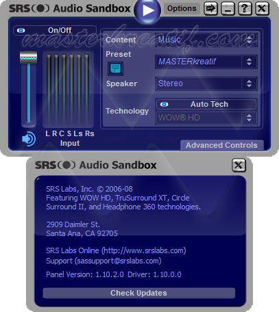 SRS Audio SandBox 1.10.2.0 Crack + Keygen Full Version 2022 Download